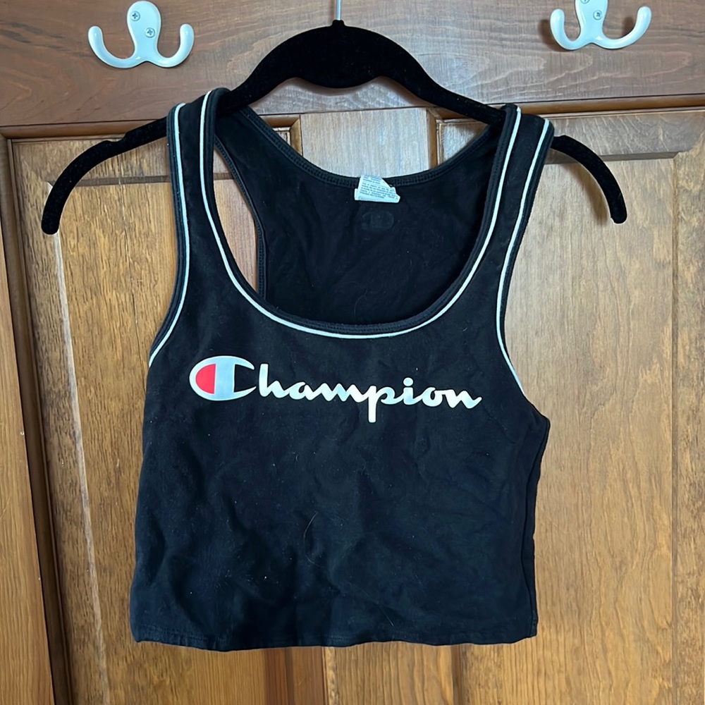 Champion Cropped Racerback Tank Top
